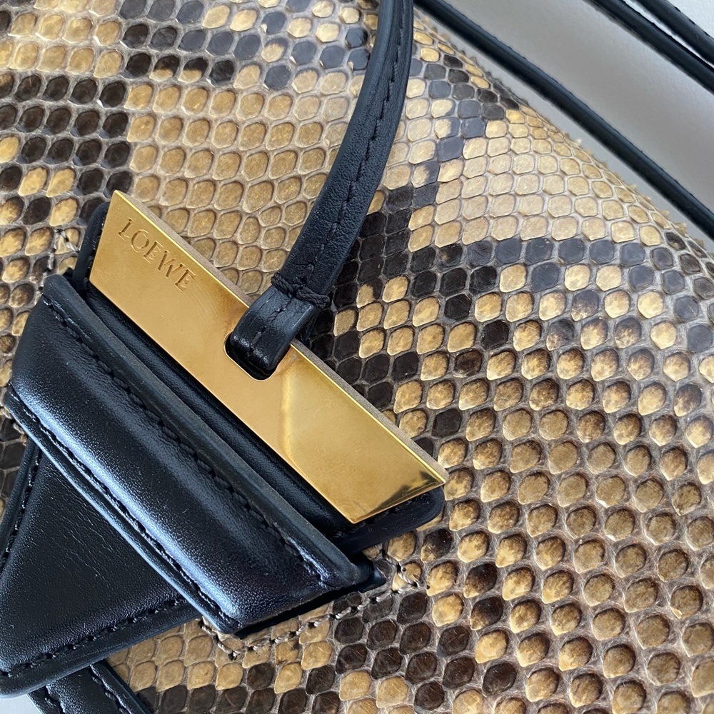 LOEWE Small Python Barcelona Bag - Picture 10 of 12